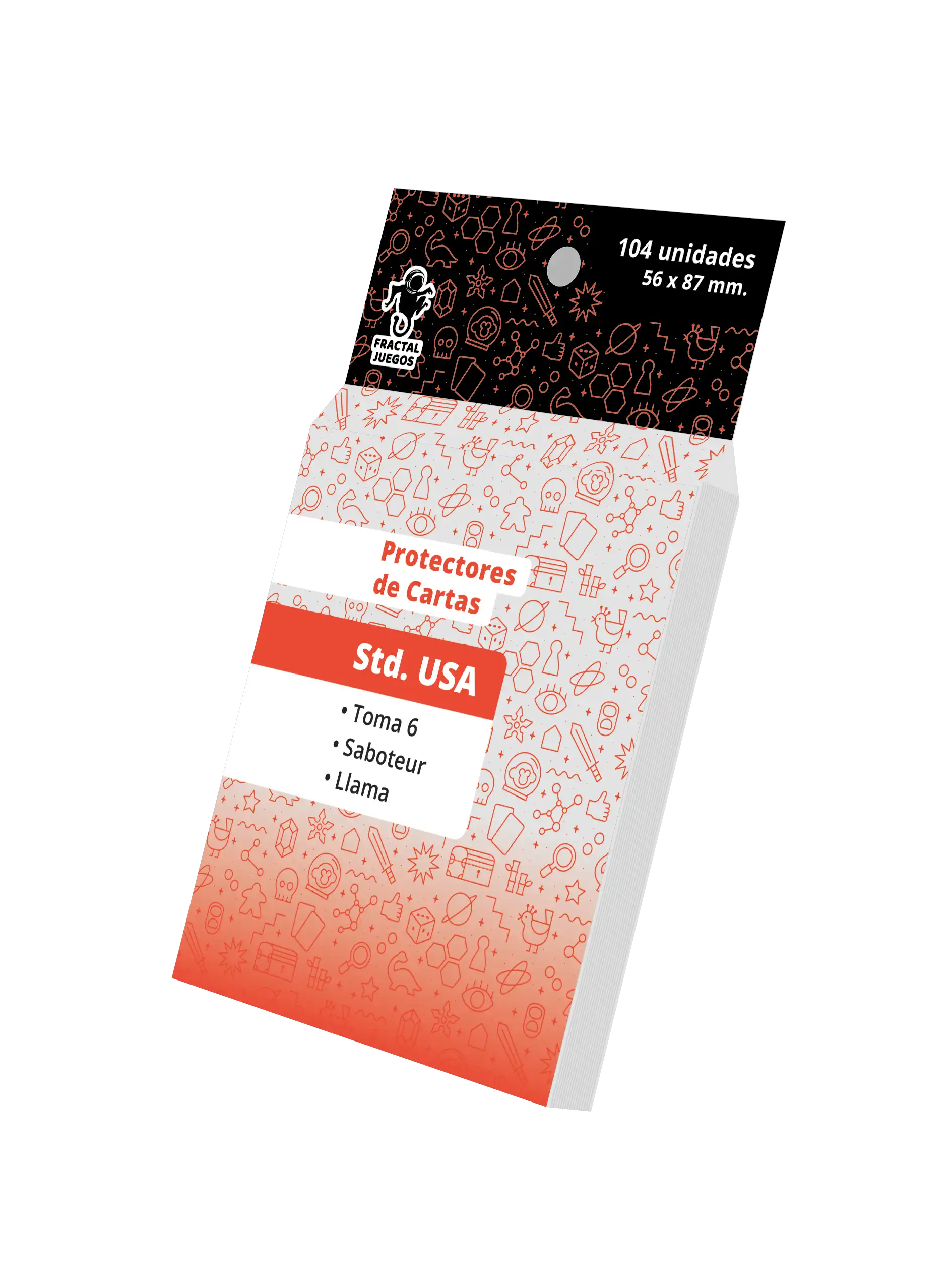 Protectores de cartas Std. USA (56 x 87 mm) (104 unidades)