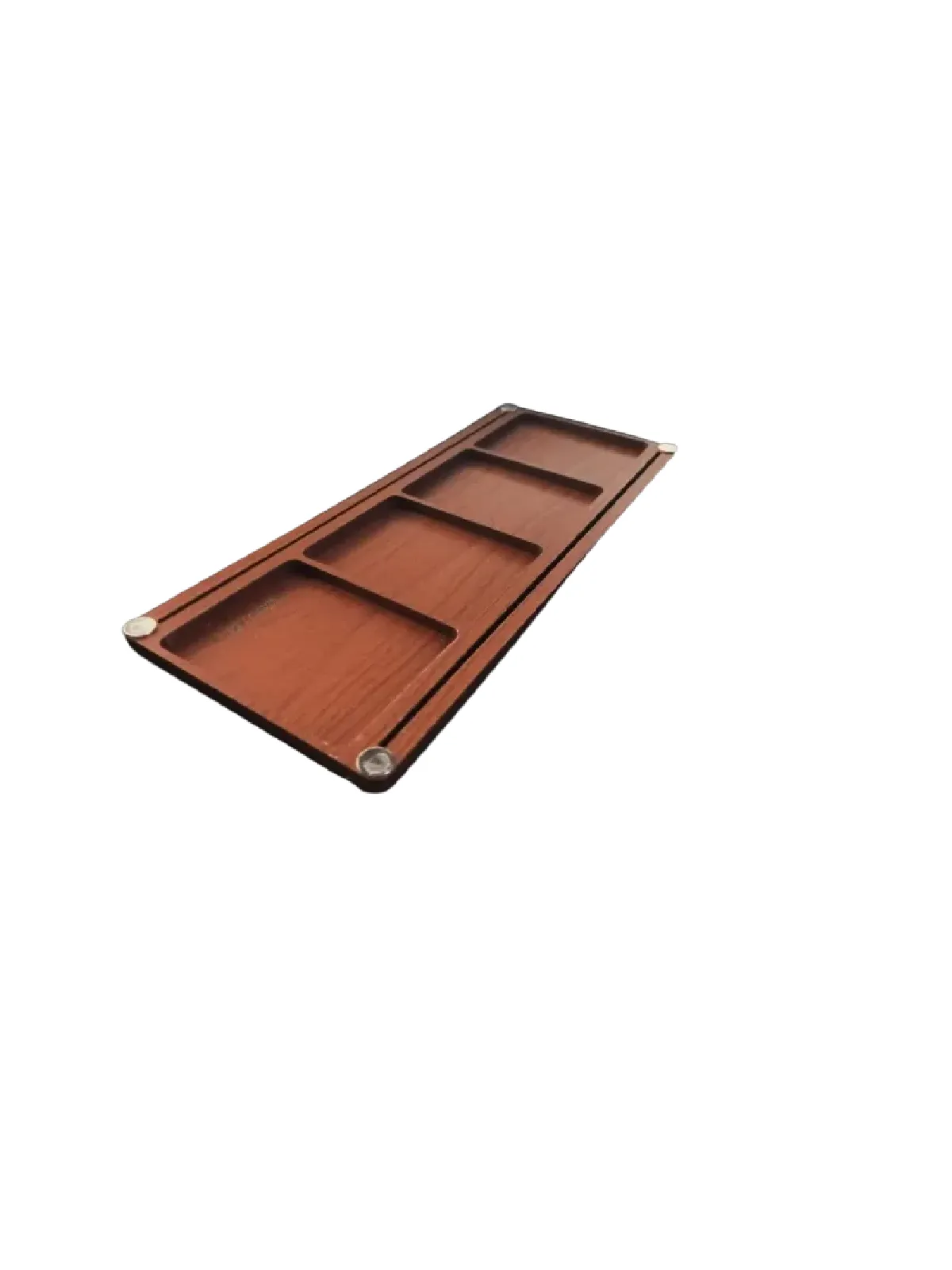 Organizador de cartas y fichas cafe oscuro