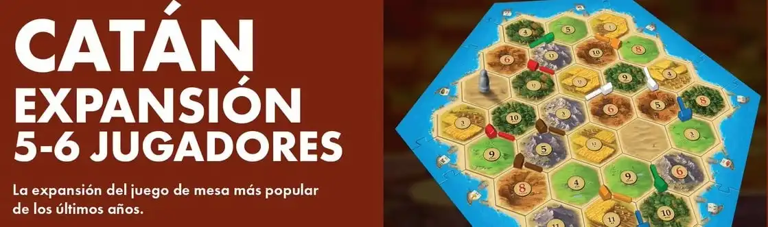 Catán expansión para 5 y 6 jugadores