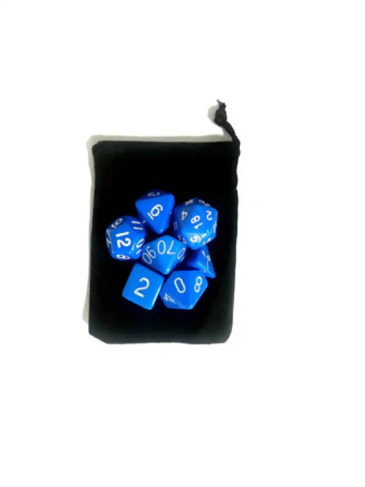 Juego dados Rol azules