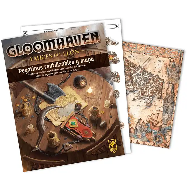 Gloomhaven Fauces del León Removable Sticker Set