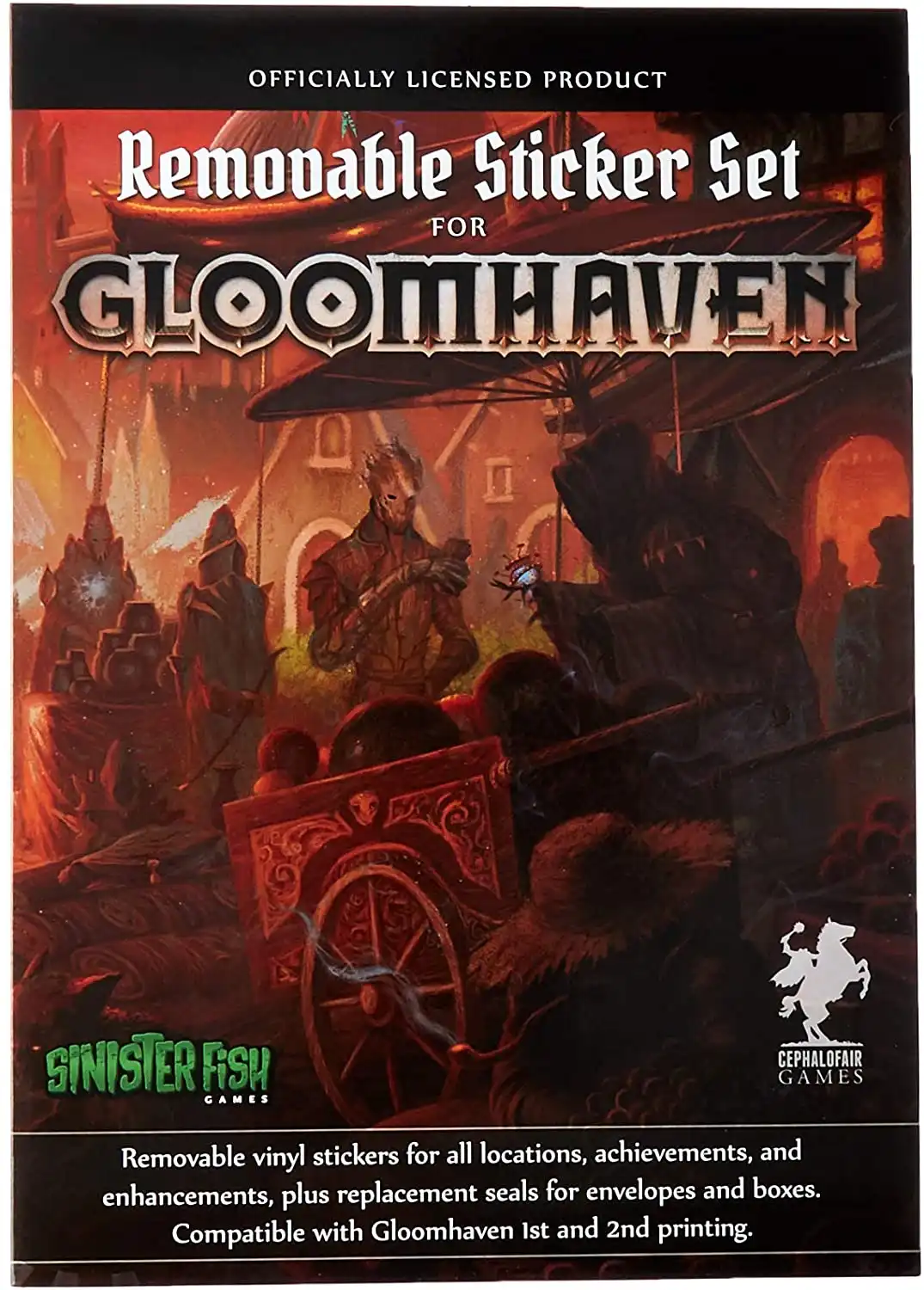 Gloomhaven Removable Stickers
