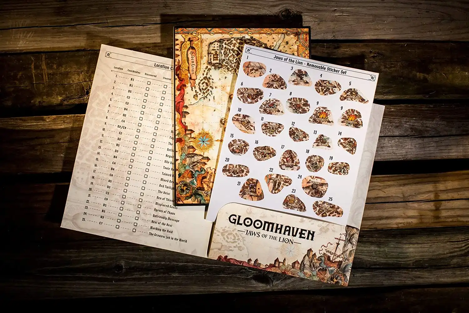 Gloomhaven Removable Stickers