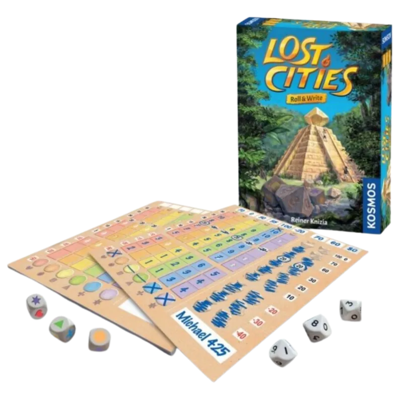 Lost Cities Roll and Write