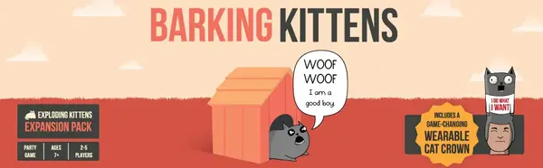 Exploding Kittens Barking Kittens