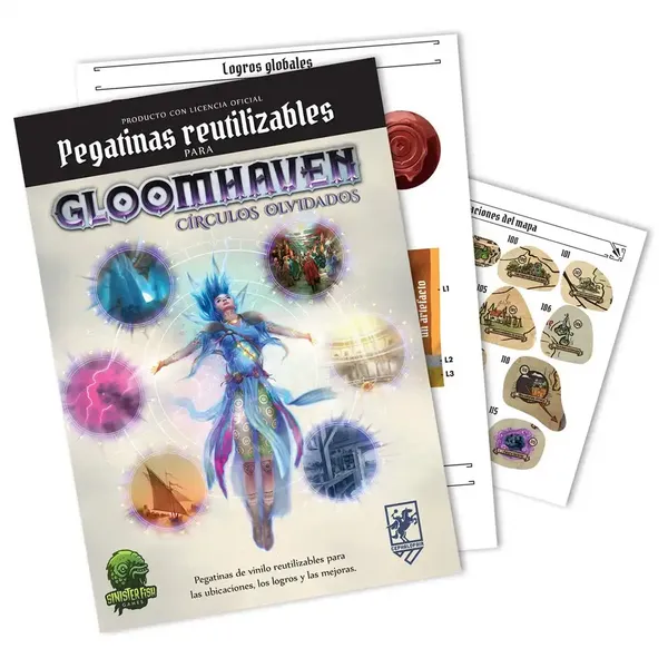 Gloomhaven Círculos Olvidados Removable Stickers - Foto 3