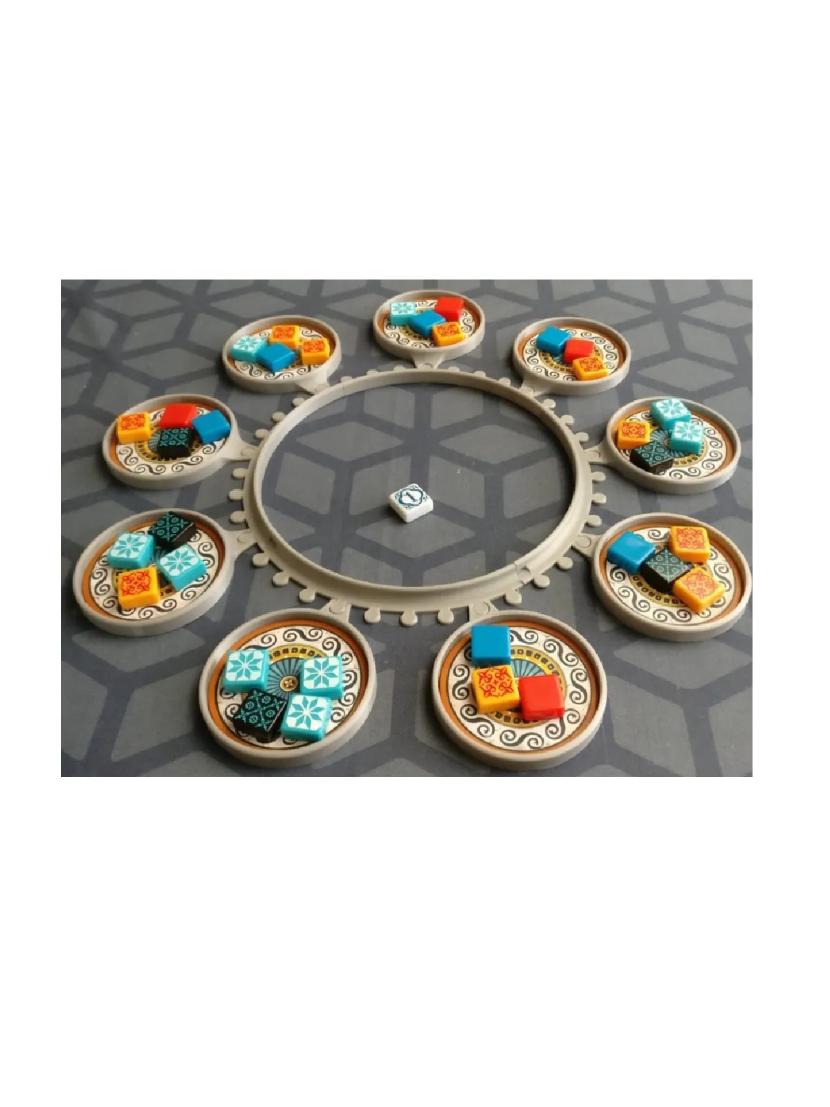 Organizador expositores Azul Impresión 3D