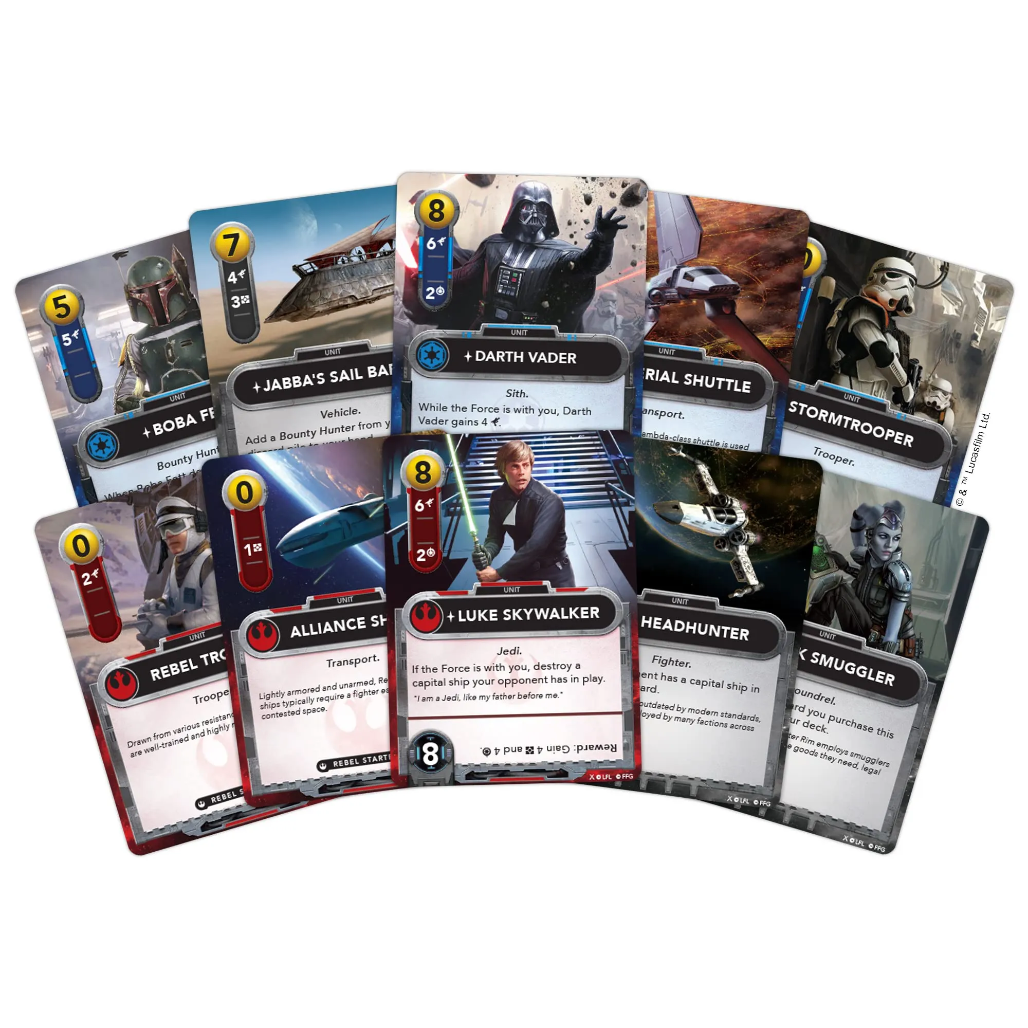 Star Wars the deck building game